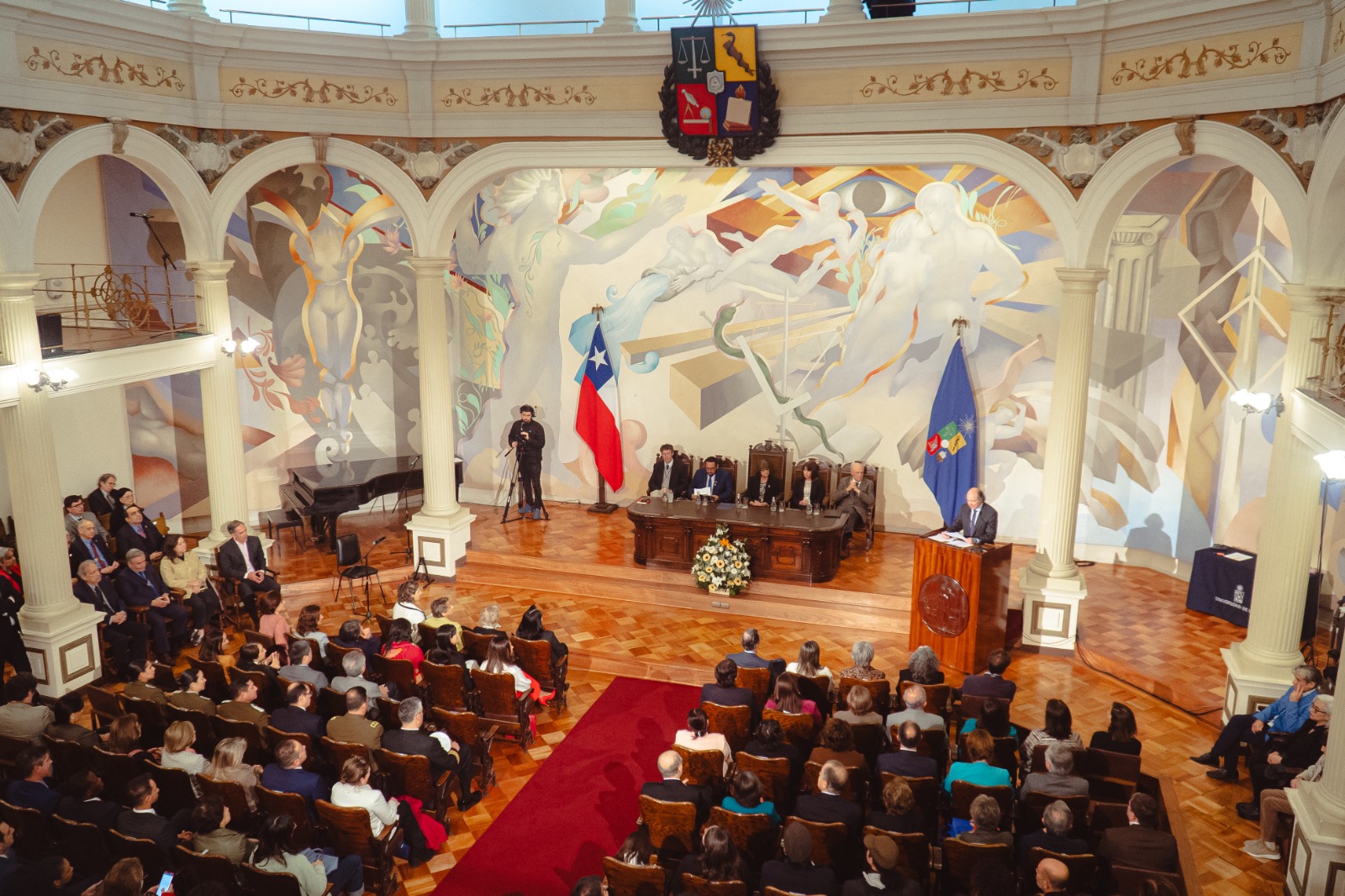 Gran Logia de Chile se hace presente  en ceremonia Inaugural Año Académico de la Universidad de Chile